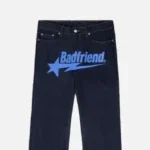 Bad Friend Latter Printed Jeans Black/Blue